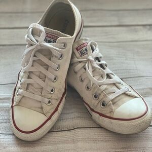 Converse All Star White Canvas Sneakers